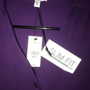 Express Tops - NWT - Purple Slim Fit Dress Shirt Express Tops - NWT - Purple Slim Fit Dress Shirt